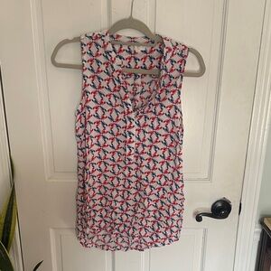 Floral Sleeveless Top